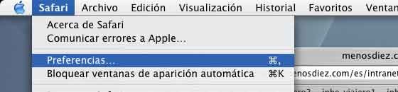 preferencias safari